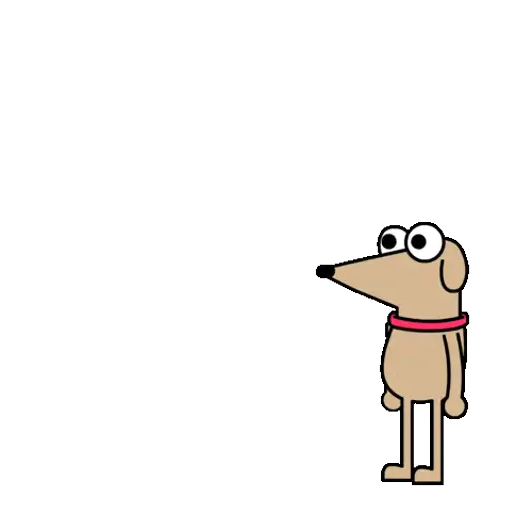 Figurinha: Cachorro dá joinha animado