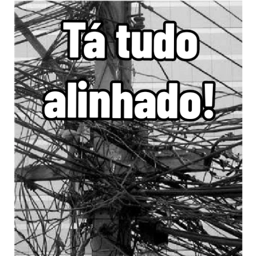 Figurinha: Tudo alinhado!
