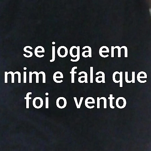Figurinha: se joga em mim e fala