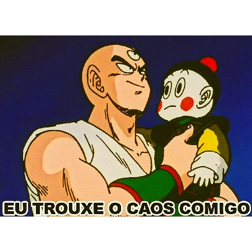Figurinha: Tenshinhan e Chaos