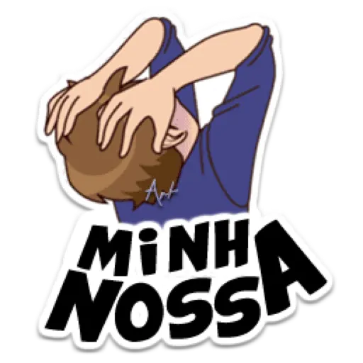 Figurinha: Minha Nossa!