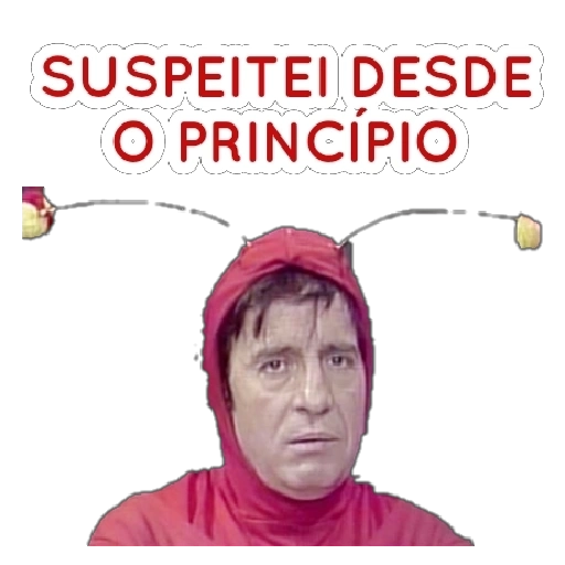 Figurinha: Suspeitei Desde o Princípio