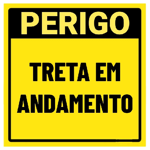 Figurinha: Perigo Treta em Andamento