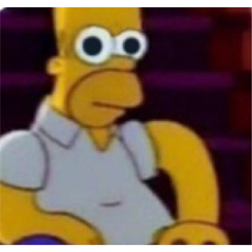 Figurinha: Homer Simpson Googly Eyes