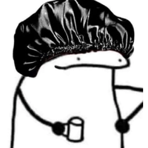 Figurinha: Flork de Touca e Café