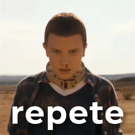 Figurinha: Eleven Diz "Repete"