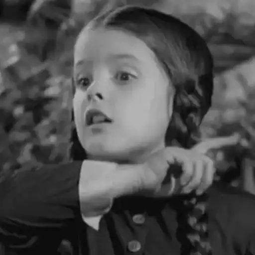 Figurinha: Menina faz sinal de 'cala a boca'