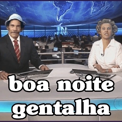Figurinha: Boa noite, gentinha!