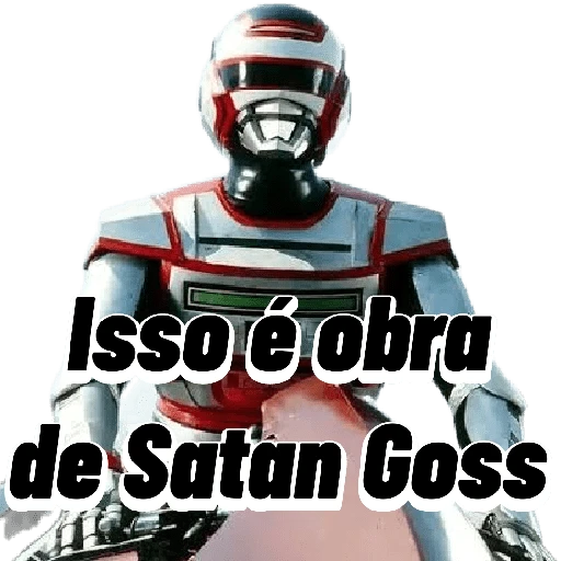 Figurinha: Isso é obra de Satan Goss
