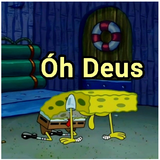 Figurinha: Bob Esponja: Oh Deus