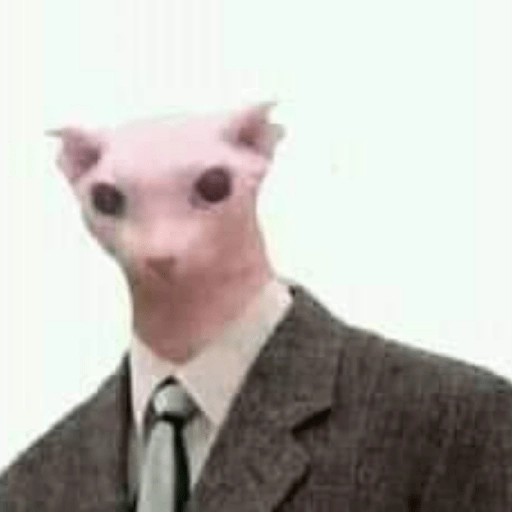 Figurinha: Gato Bingus de terno