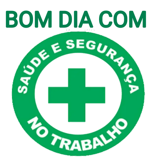 Figurinha: Bom dia com saúde e segurança