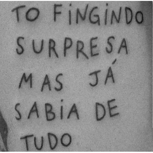 Figurinha: Estou Fingindo Surpresa