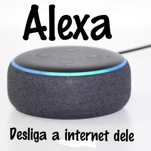 Figurinha: Alexa Desliga a Internet Dele