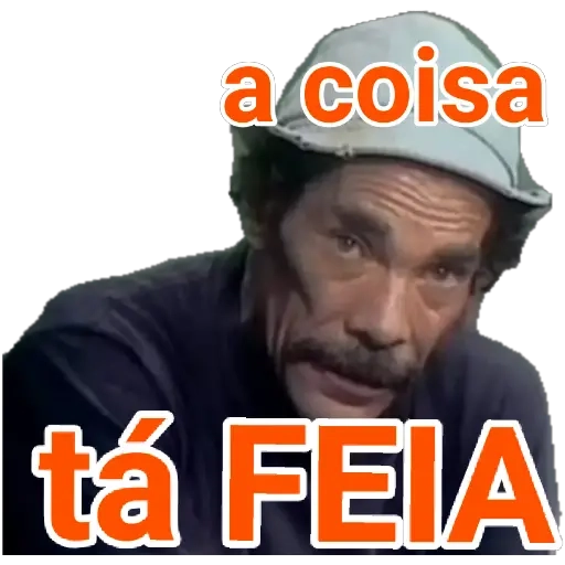 Figurinha: A coisa tá feia