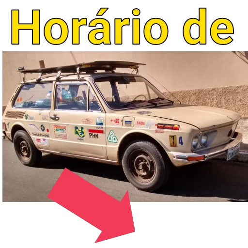 Figurinha: Horário de