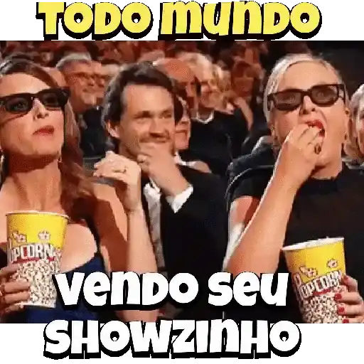 Sticker: Viendo tu showcito