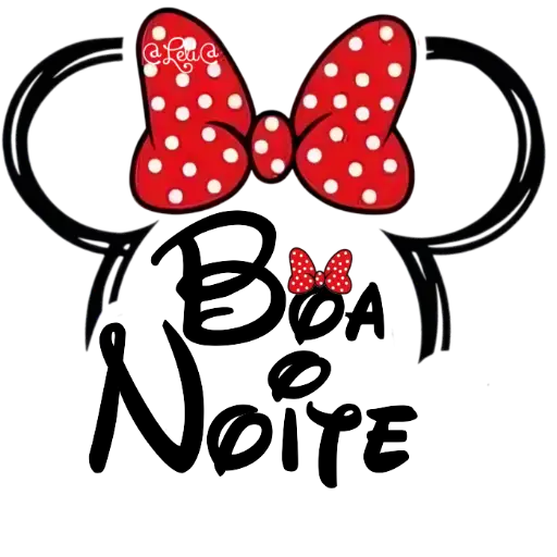 Figurinha: Orelhas e Laço da Minnie