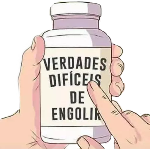 Figurinha: Verdades Difíceis de Engolir