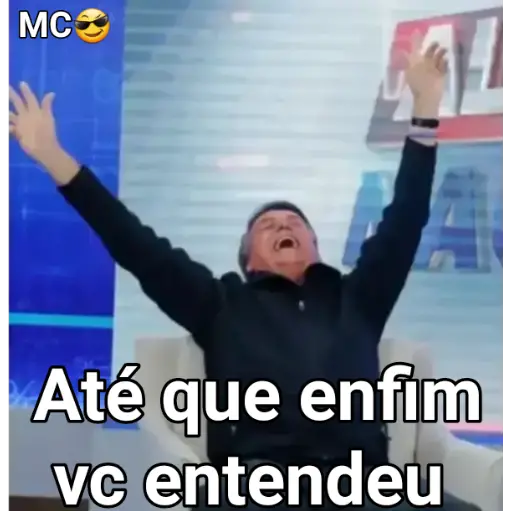 Figurinha: Até que enfim você entendeu