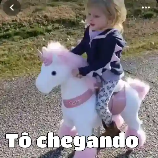 Figurinha: Bebê unicórnio
Tô chegando