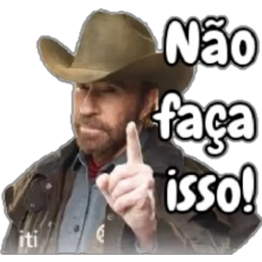 Figurinha: Chuck Norris: Não faça isso!