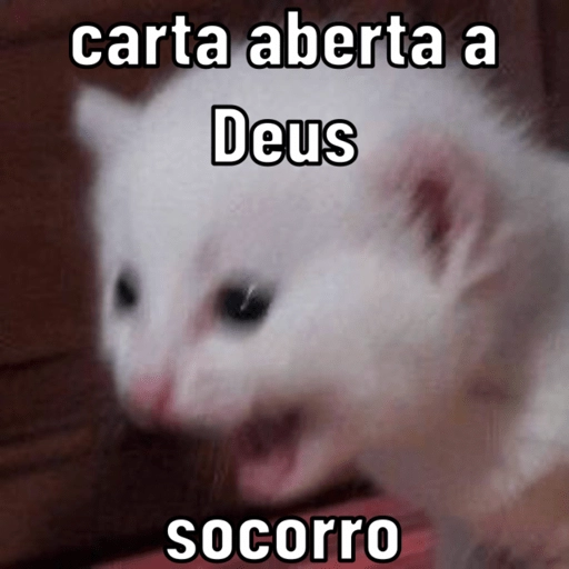Figurinha: Carta Aberta a Deus