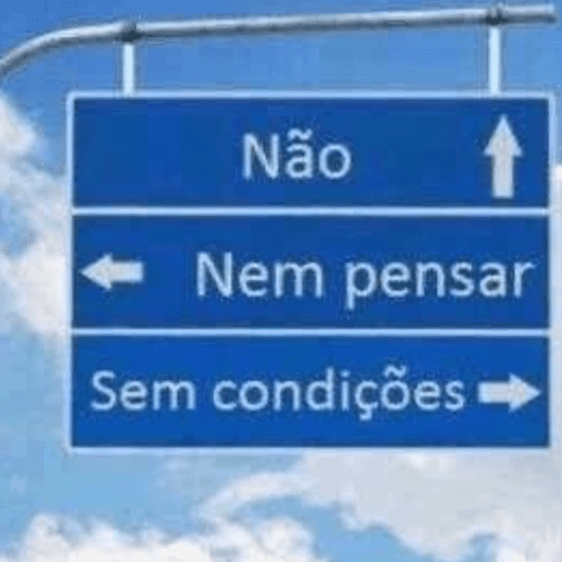 Figurinha: Sinalização de Recusa