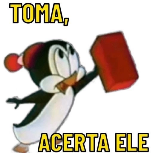 Figurinha: Toma, Acerta Ele