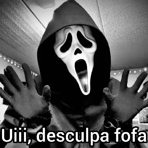 Figurinha: Ghostface - Uiii, desculpa fofa