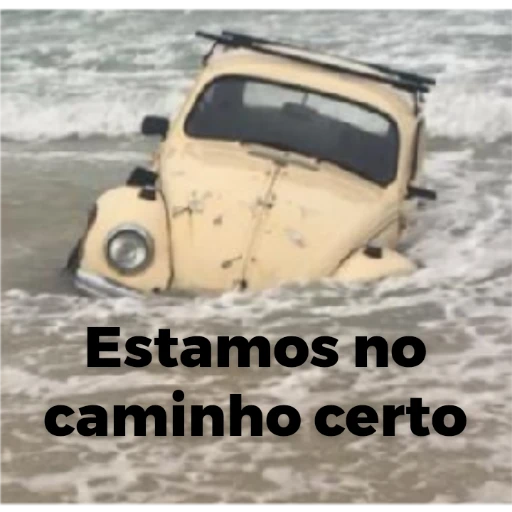 Figurinha: Estamos no caminho certo