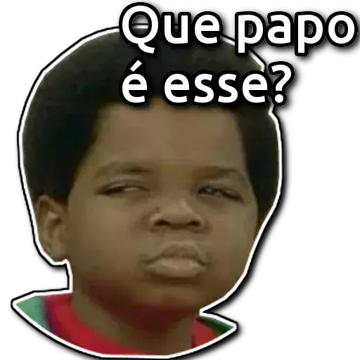 Figurinha: Que papo é esse?