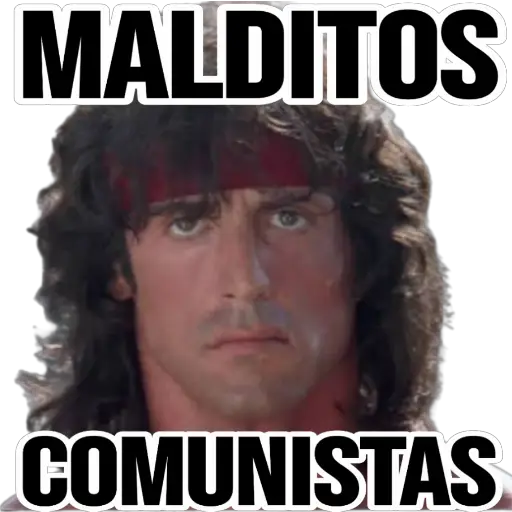 Figurinha: Rambo Malditos Comunistas