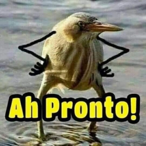 Figurinha: Ah Pronto!