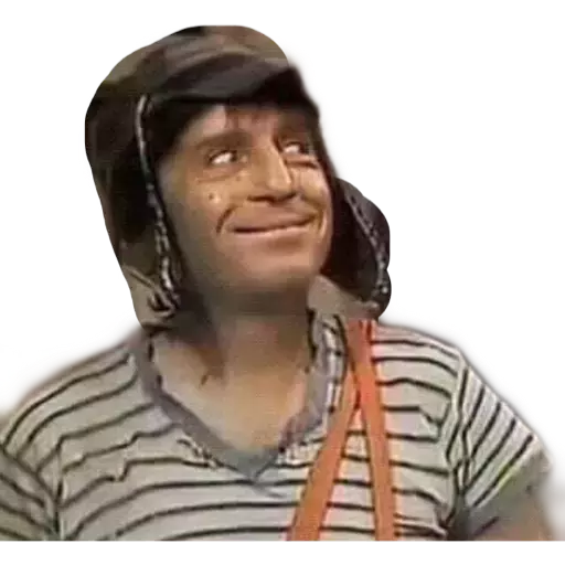 Figurinha: Chaves com olhar de esperteza