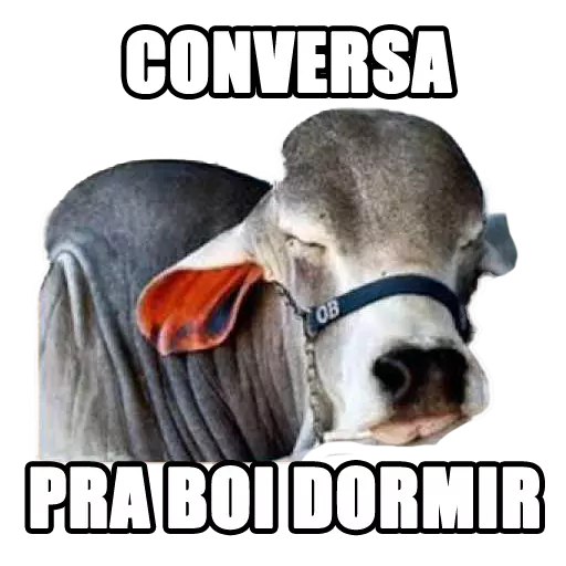 Figurinha: Boi "Conversa Pra Boi Dormir"