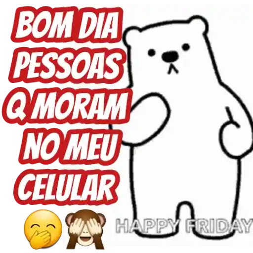 Figurinha: Bom Dia Pessoas