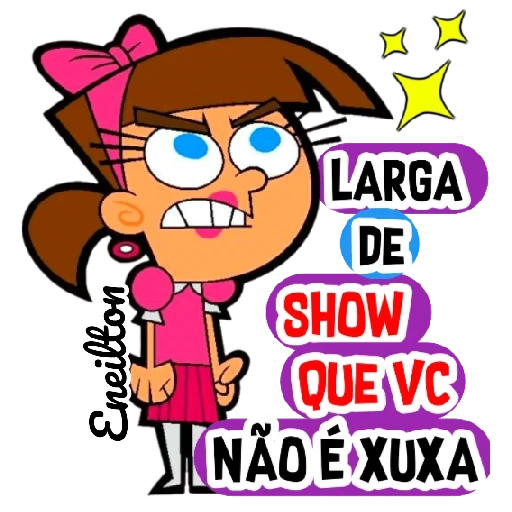 Figurinha: Larga de show que vc não é Xuxa