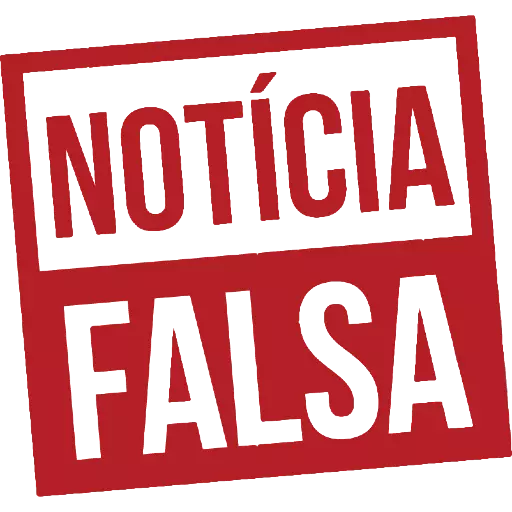 Figurinha: Notícia Falsa