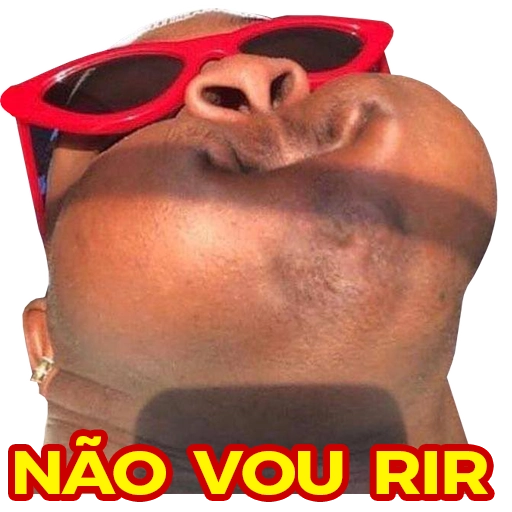 Figurinha: Não Vou Rir Meme