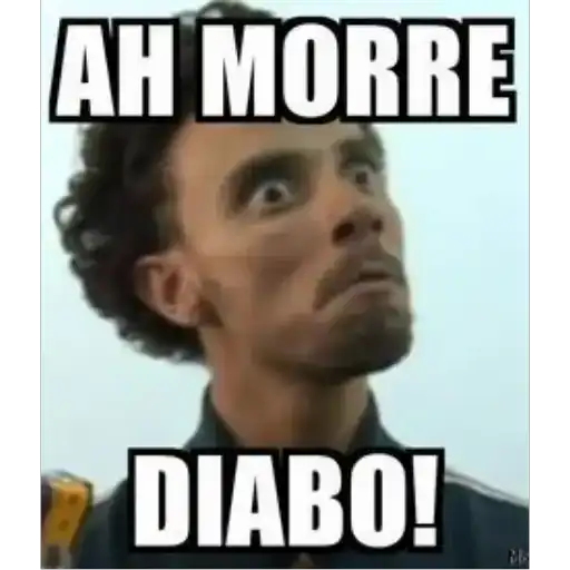 Figurinha: Ah Morre Diabo