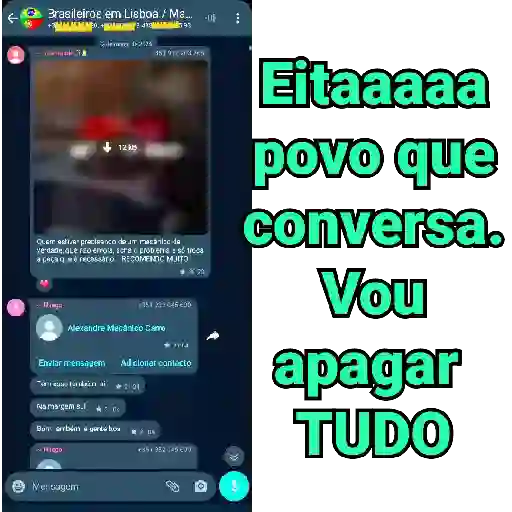 Figurinha: Eitaaaaa povo que conversa. Vou apagar T