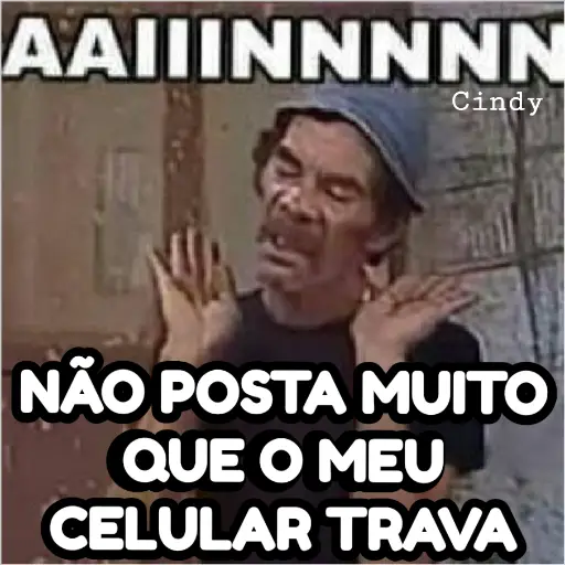 Figurinha: Seu celular trava