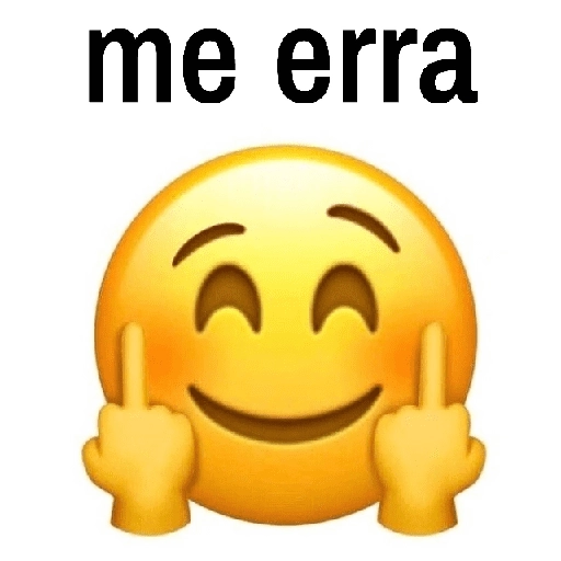Figurinha: Me Erra Emoji
