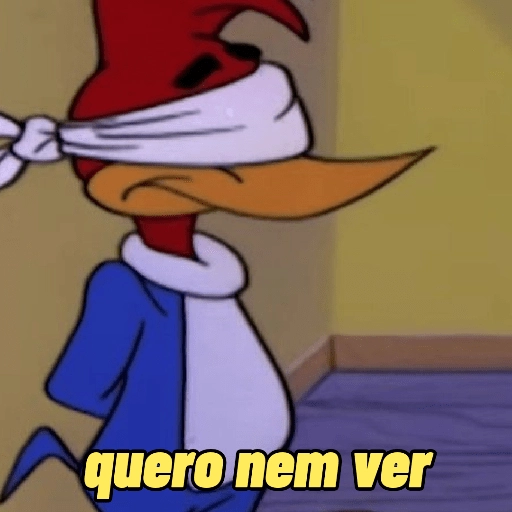 Figurinha: Pica-Pau: Quero nem ver