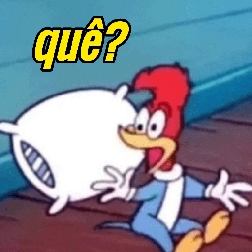 Figurinha: Pica-Pau Surpreso
