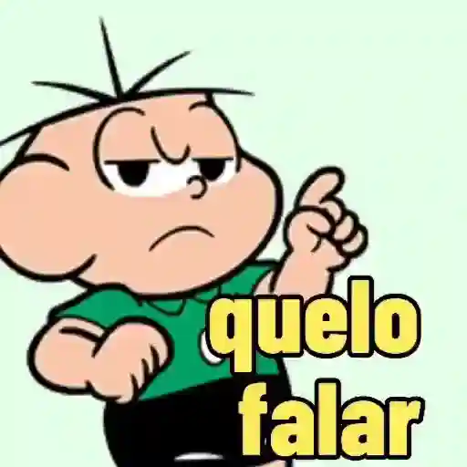 Figurinha: Cascão quer falar