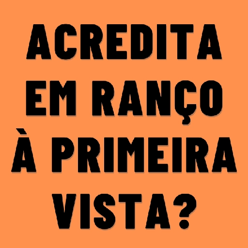Figurinha: Acredita em ranço à primeira vista?
