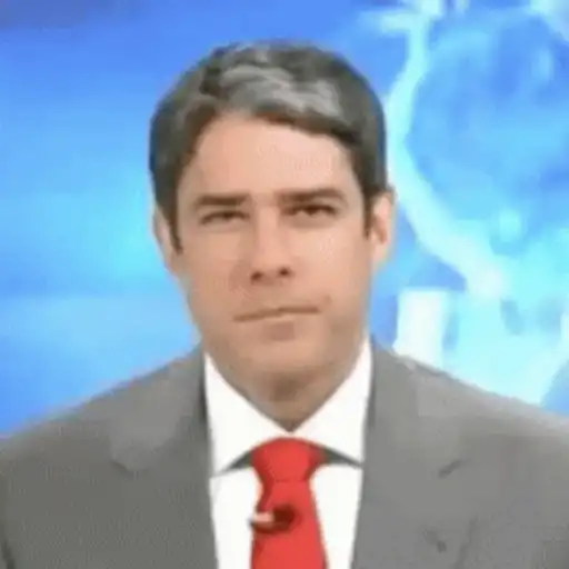Figurinha: William Bonner Boa noite