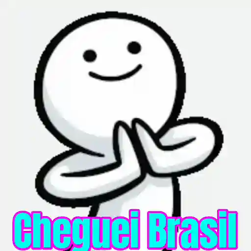 Figurinha: Cheguei Brasil